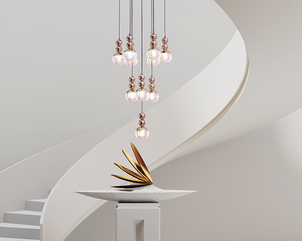 Home Decoration Stair Led Chandeliers